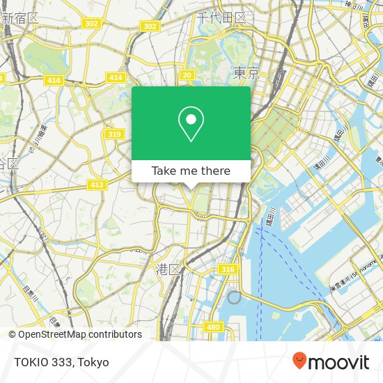 TOKIO 333 map