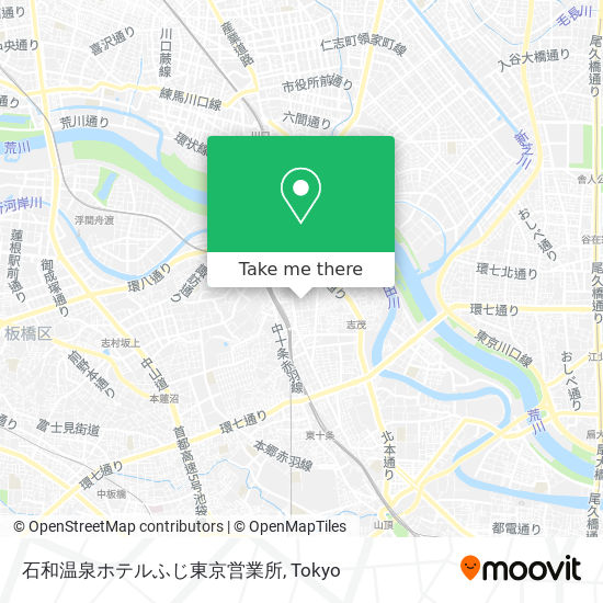 石和温泉ホテルふじ東京営業所 map
