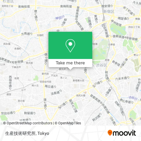 生産技術研究所 map