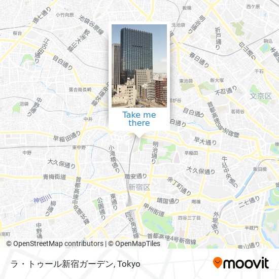 ラ・トゥール新宿ガーデン map