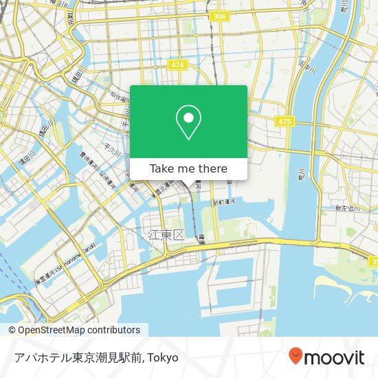 アパホテル東京潮見駅前 map