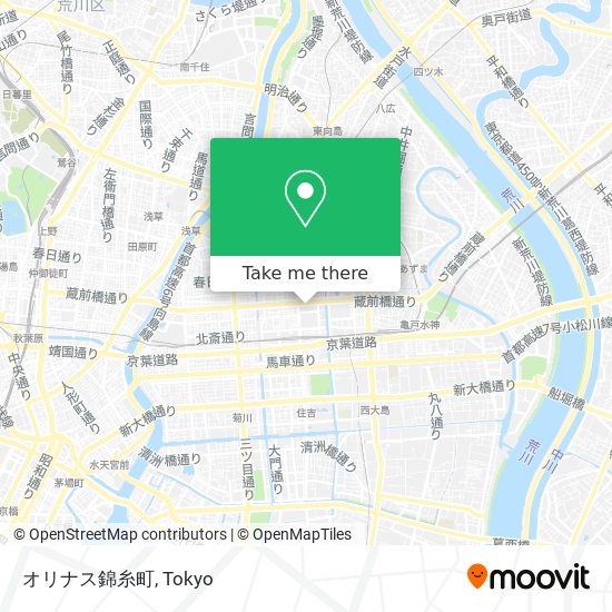 オリナス錦糸町 map