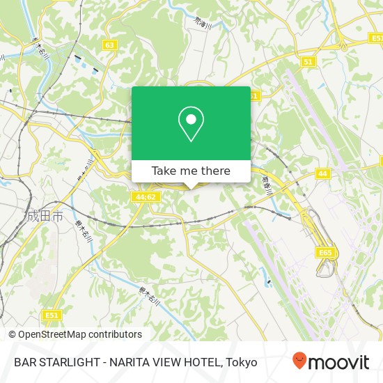 BAR STARLIGHT - NARITA VIEW HOTEL map