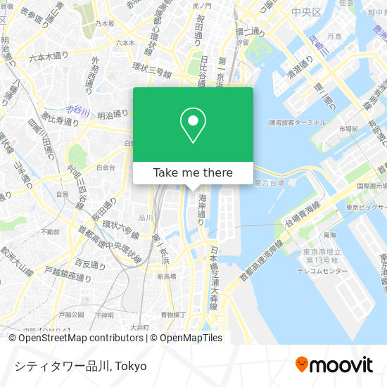 シティタワー品川 map
