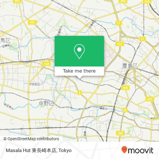 Masala Hut 東長崎本店 map