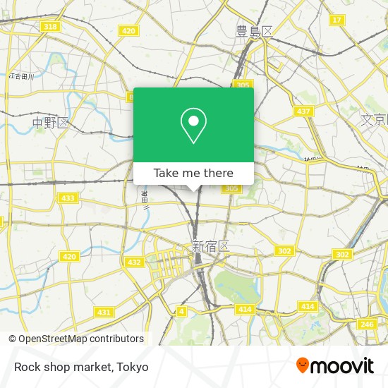 Rock shop market map