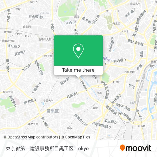 東京都第二建設事務所目黒工区 map