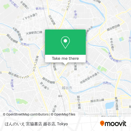Book House Miyawaki Bookstore Koshigaya Branch map