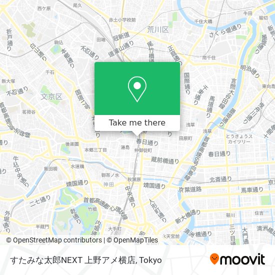 すたみな太郎NEXT 上野アメ横店 map