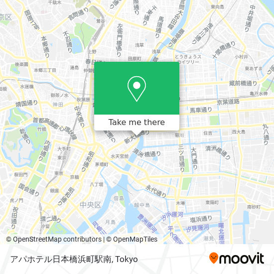 アパホテル日本橋浜町駅南 map