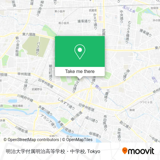 明治大学付属明治高等学校・中学校 map