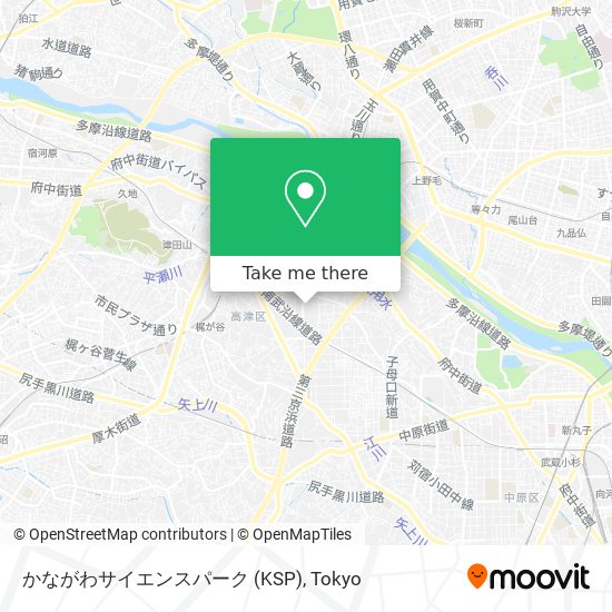 かながわサイエンスパーク (KSP) map