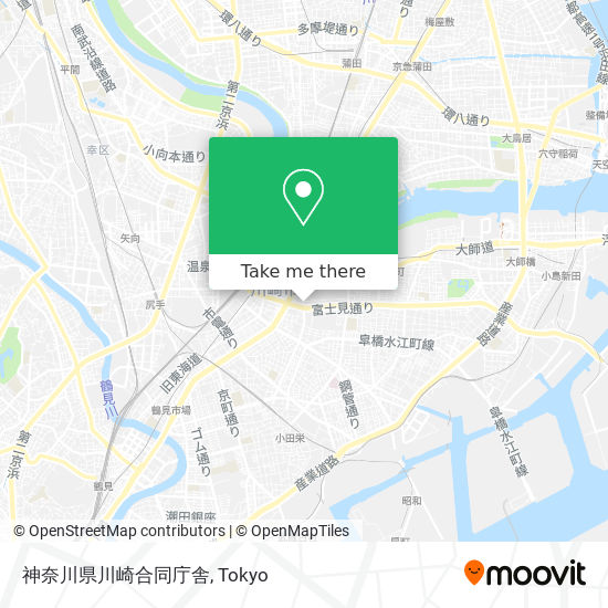 神奈川県川崎合同庁舎 map