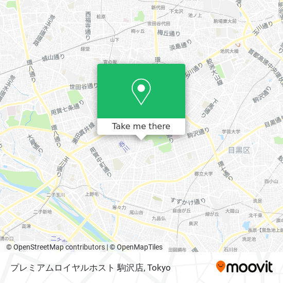 プレミアムロイヤルホスト 駒沢店 map