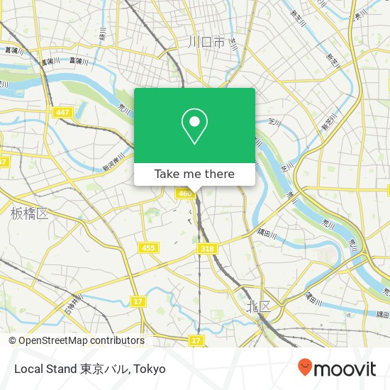 Local Stand 東京バル map