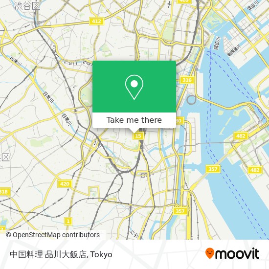 中国料理 品川大飯店 map