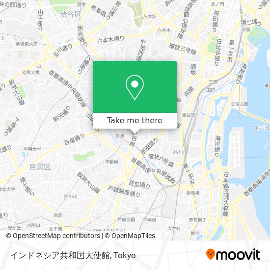 How To Get To インドネシア共和国大使館 In 目黒区 By Bus