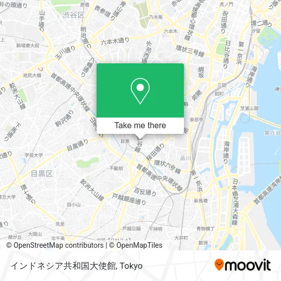 インドネシア共和国大使館 map