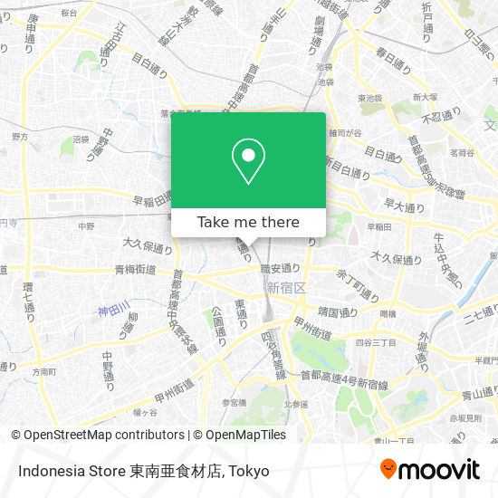 Indonesia Store 東南亜食材店 map