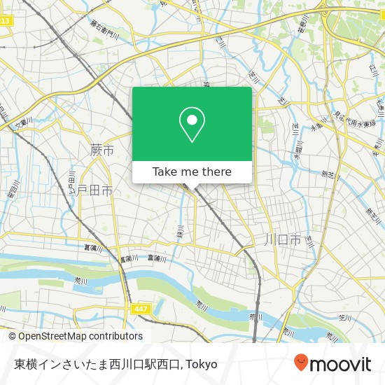 東横インさいたま西川口駅西口 map