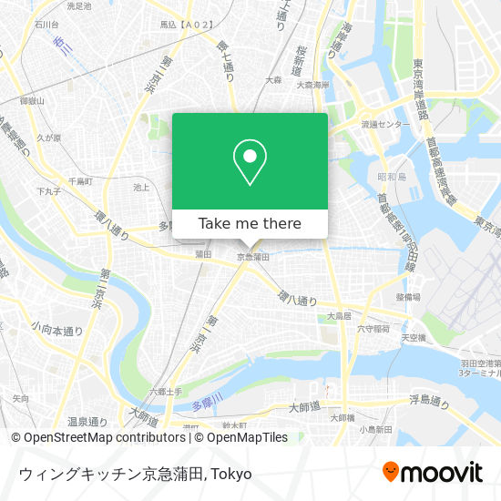 ウィングキッチン京急蒲田 map