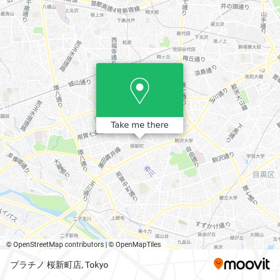 How To Get To プラチノ 桜新町店 In 世田谷区 By Bus Or Metro