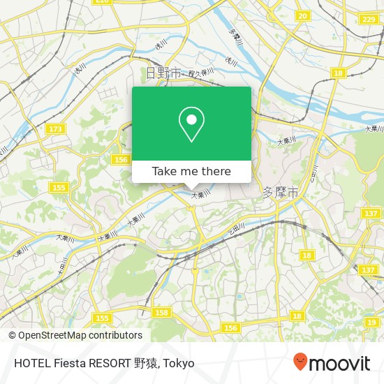 HOTEL Fiesta RESORT 野猿 map