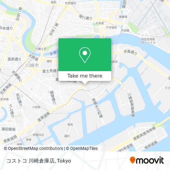 コストコ 川崎倉庫店 map