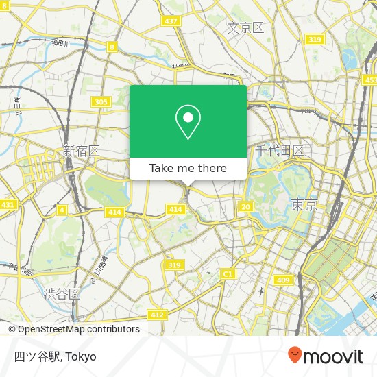 四ツ谷駅 map
