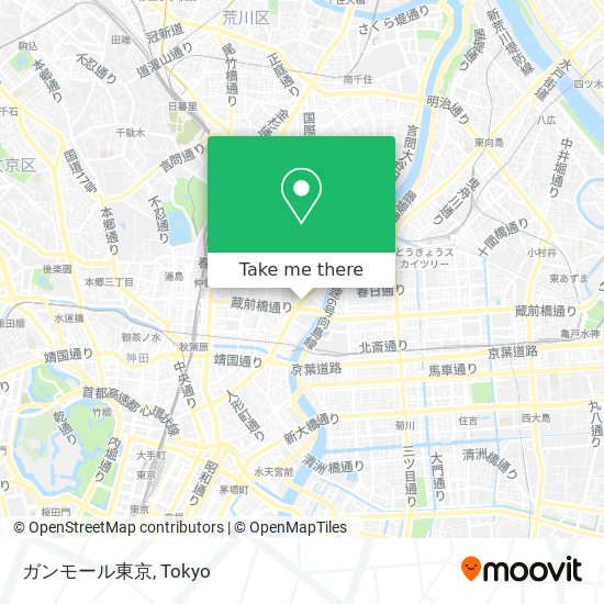 ガンモール東京 map