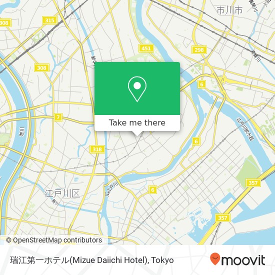 瑞江第一ホテル(Mizue Daiichi Hotel) map