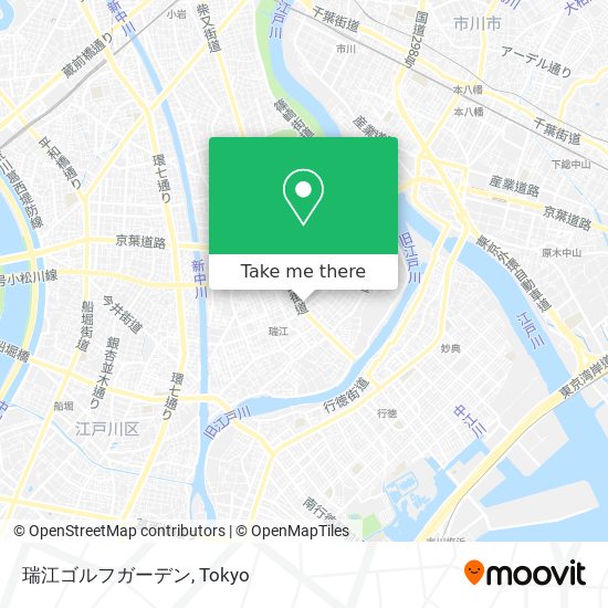 瑞江ゴルフガーデン map