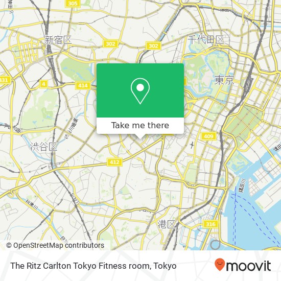 The Ritz Carlton Tokyo Fitness room map