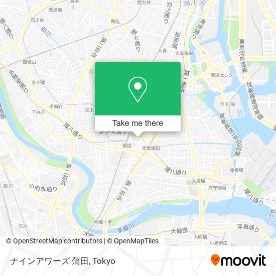 ナインアワーズ 蒲田 map