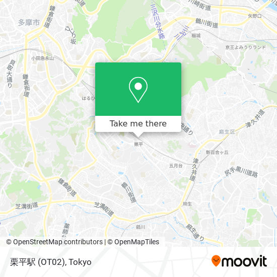 栗平駅 (OT02) map