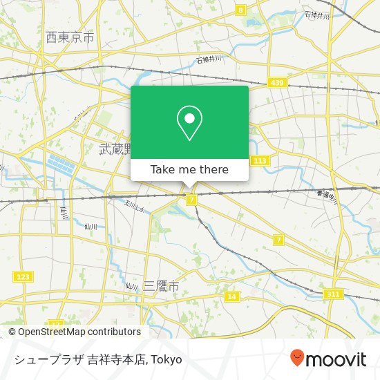 シュープラザ 吉祥寺本店 map