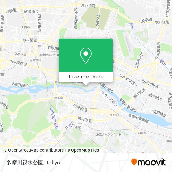 多摩川親水公園 map