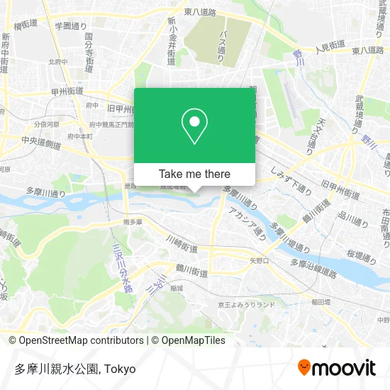 多摩川親水公園 map