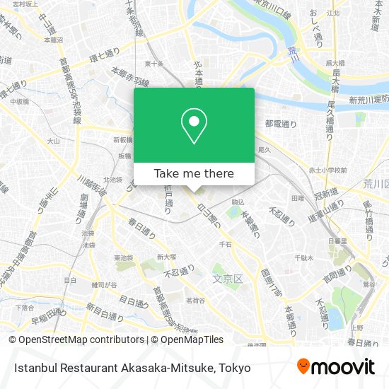 Istanbul Restaurant Akasaka-Mitsuke map