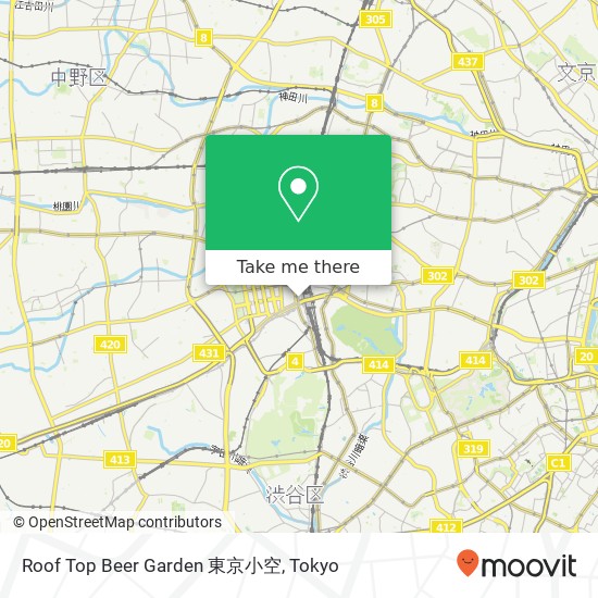 Roof Top Beer Garden 東京小空 map