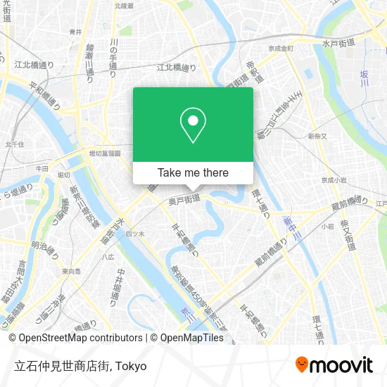 立石仲見世商店街 map
