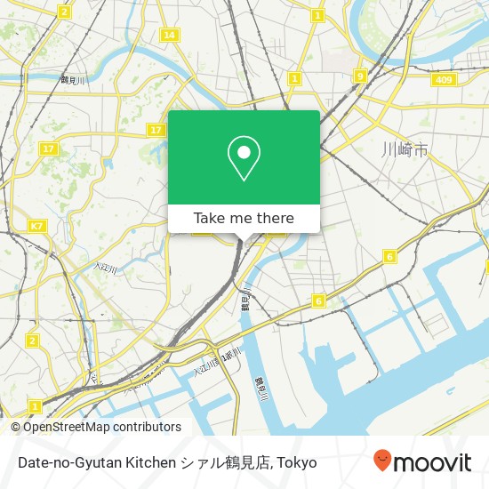 Date-no-Gyutan Kitchen シァル鶴見店 map