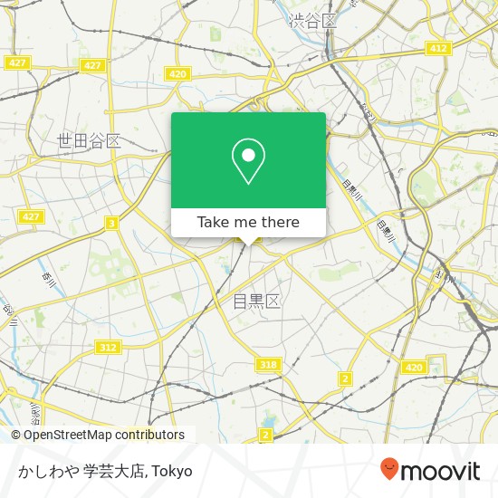 かしわや 学芸大店 map