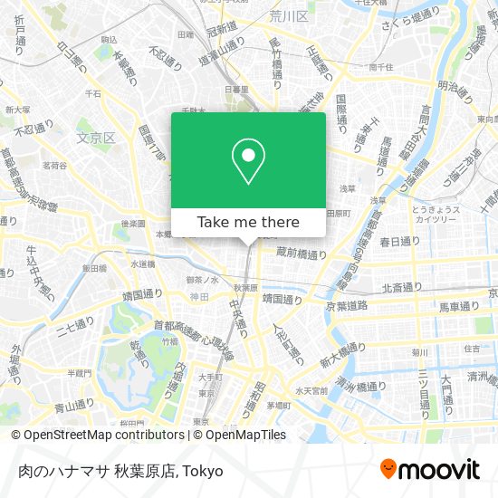 肉のハナマサ 秋葉原店 map