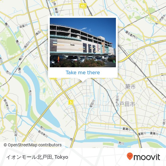 イオンモール北戸田 map