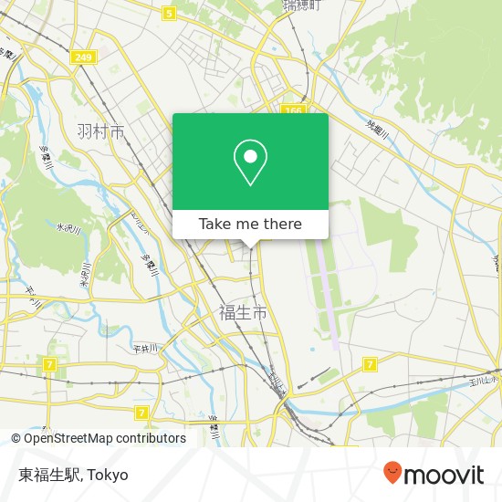 東福生駅 map
