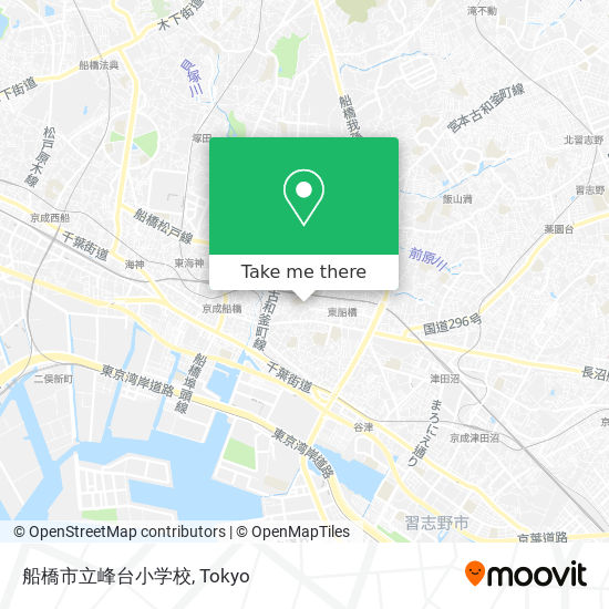 船橋市立峰台小学校 map