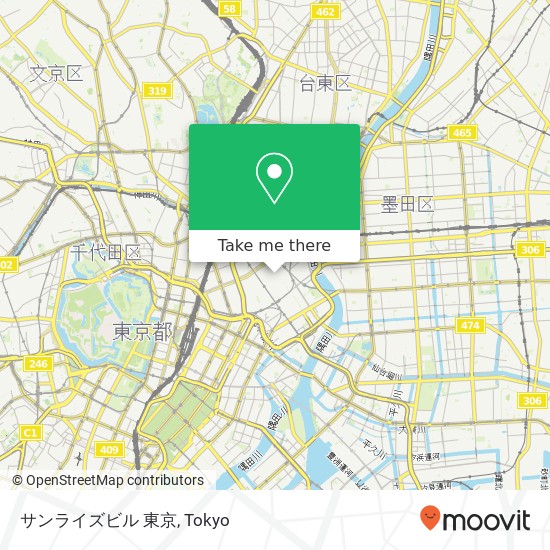 サンライズビル 東京 map