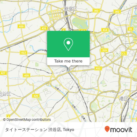 タイトーステーション 渋谷店 map