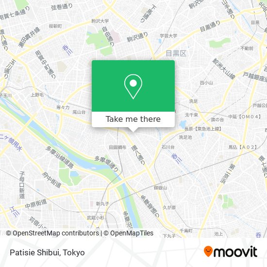 Patisie Shibui map